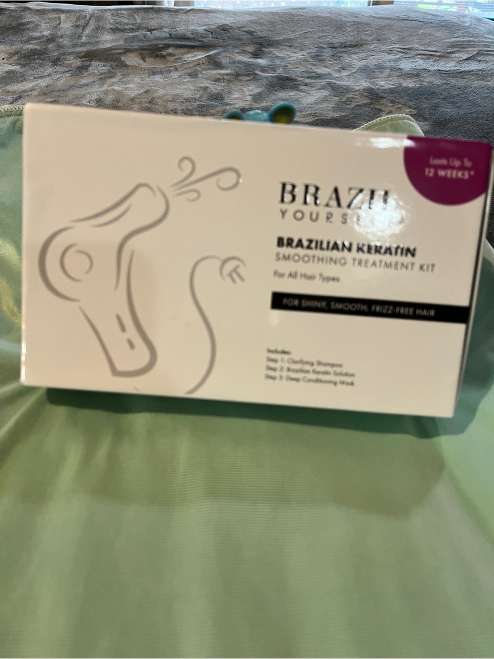 BRAZILIAN KERATIN Smoothing Treatment Kit – White